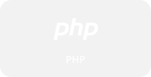 Logotyp PHP -popularnego języka skryptowego używanego do tworzenia dynamicznych stron internetowych, aplikacji webowych i systemów dedykowanych.